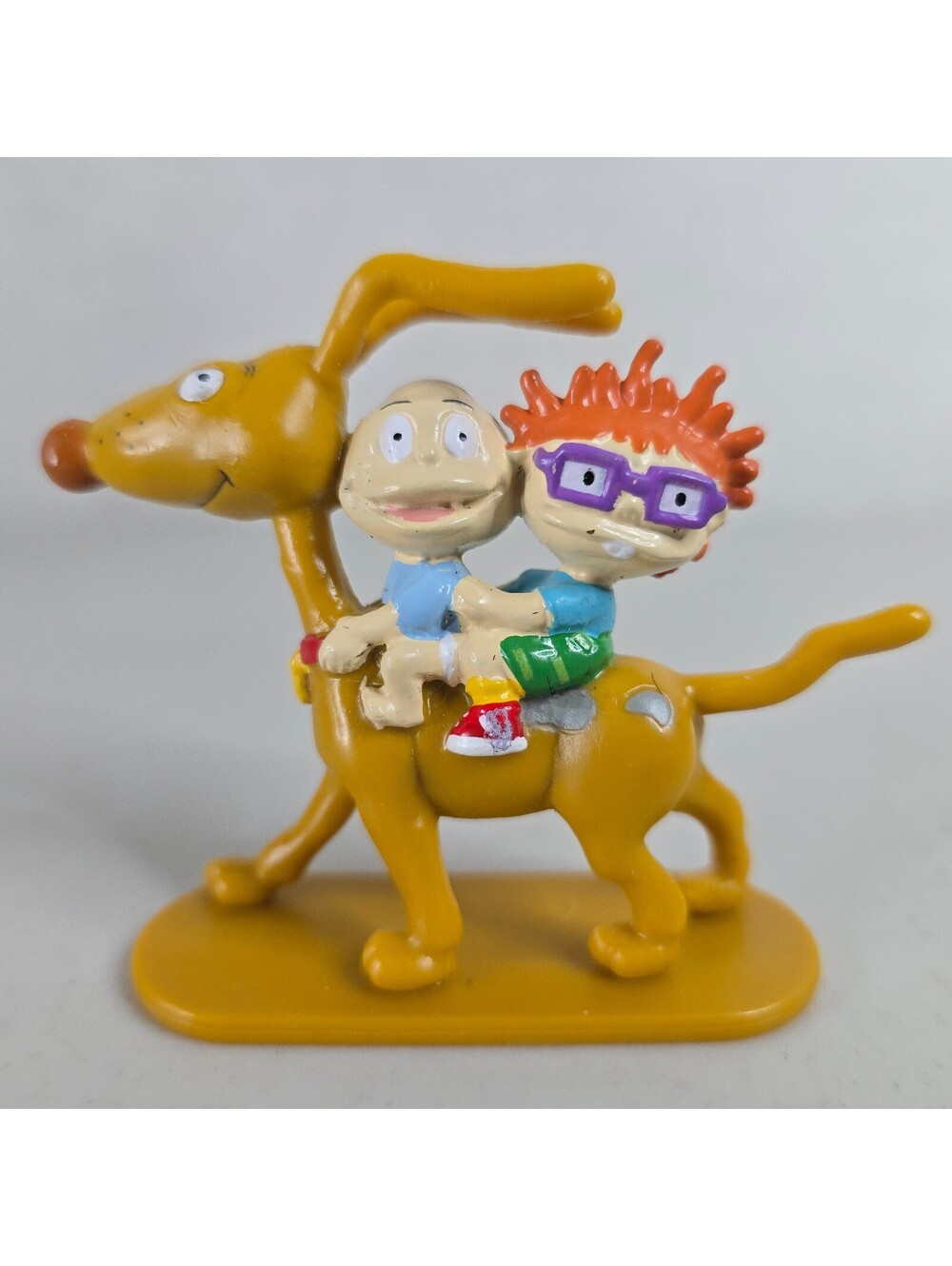 Viacom Deco Pac Rugrats 1997 Tommy & Chuckie On Spike Figure